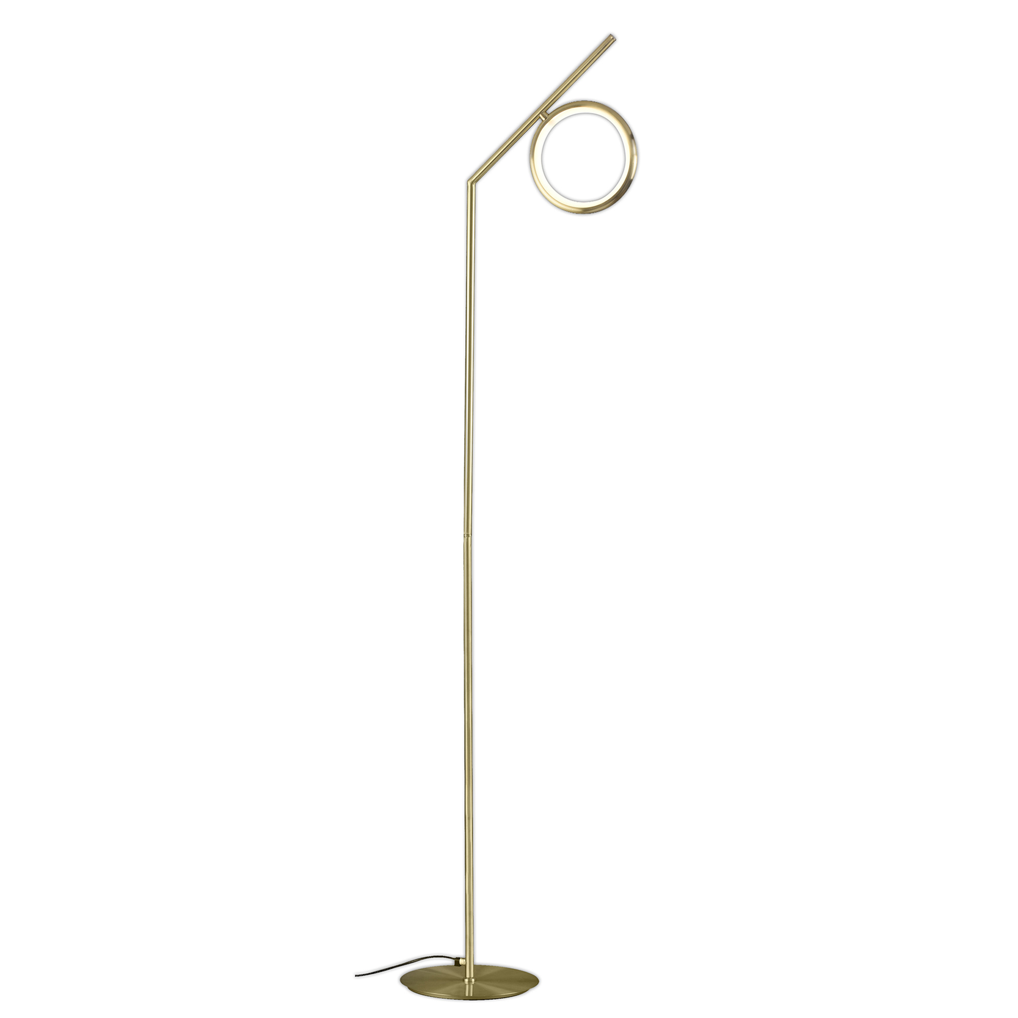 M6587  Olimpia Floor Lamp 12W LED Satin Gold